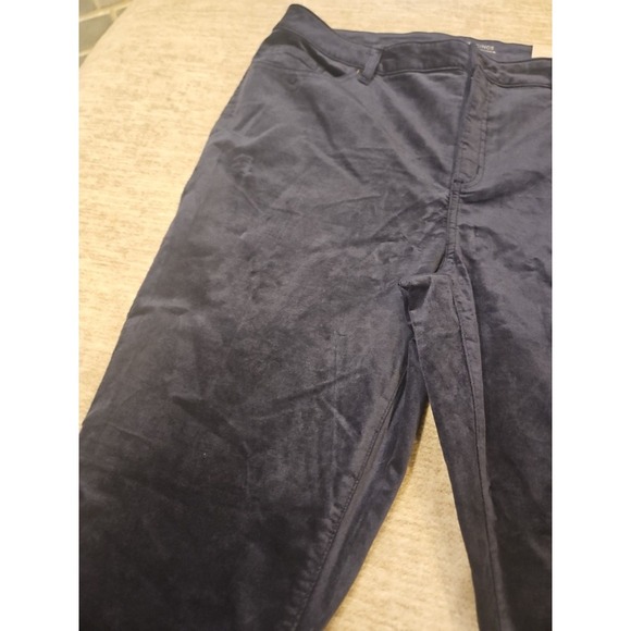 NWT Chico's Jeggings Blue Velvet  Size 3 (L 16) Stretch Fit Casual Fall Leggings - Picture 4 of 11